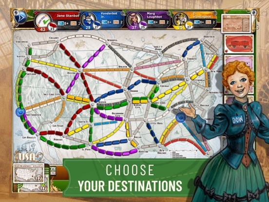 Ticket to Ride - Train Game для iPad