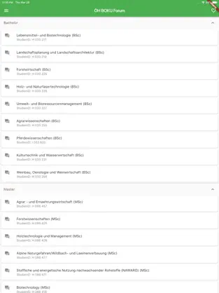 Imágen 3 ÖH BOKU App iphone