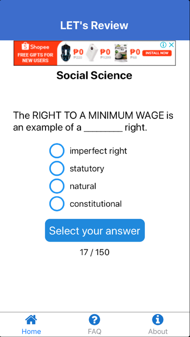 LET's Review Social Science screenshot 3