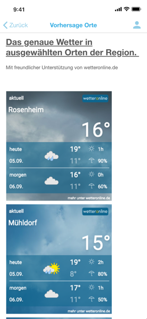 Unwetterservice Südostbayern(圖5)-速報App