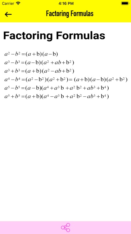 Mathematics Formulas screenshot-5