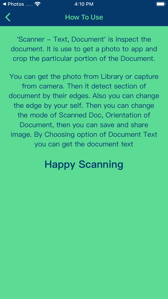 Scanner - Text, Document