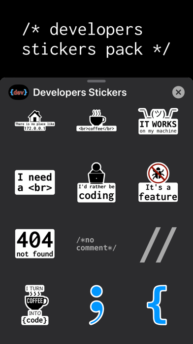 Developers Stickers screenshot 2