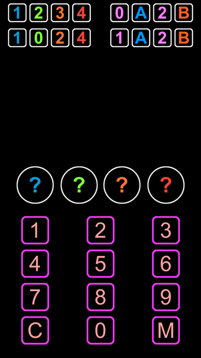 NUMS - 1A2B Guess Number Game screenshot 2