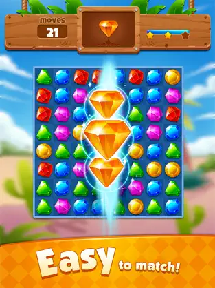 Screenshot 1 Jewel Adventure - Match 3 Game iphone
