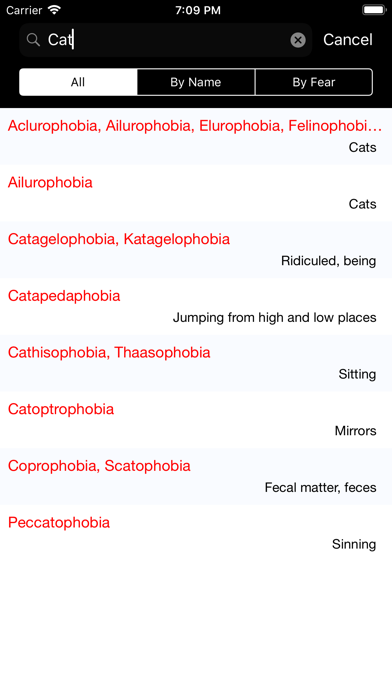 How to cancel & delete Phobias - dictionary of fears from iphone & ipad 3
