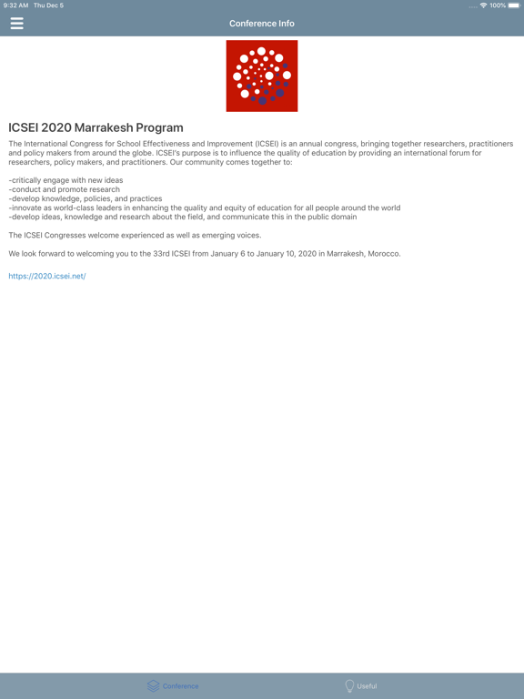 ICSEI 2020 Marrakesh Program screenshot 2