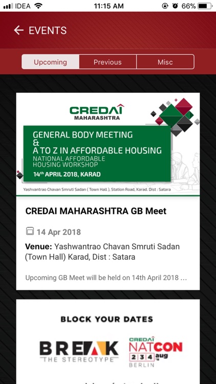 CREDAI Maharashtra App