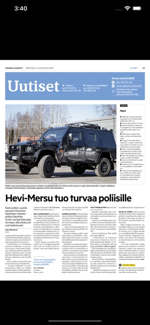 Hämeen Sanomat -sovellus(圖8)-速報App