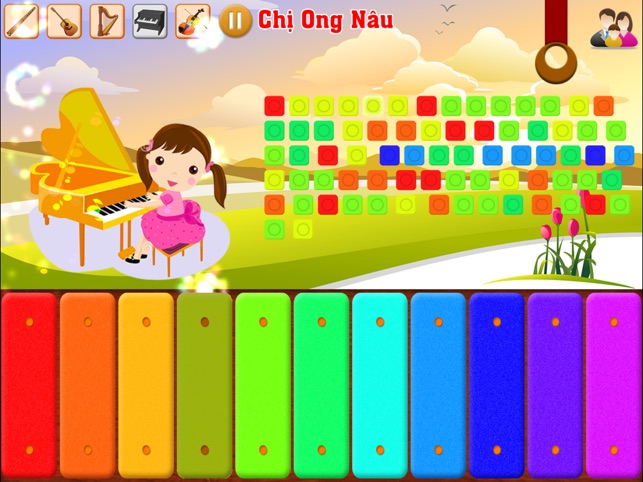 Bé Chơi Đàn: Piano, Xylophone