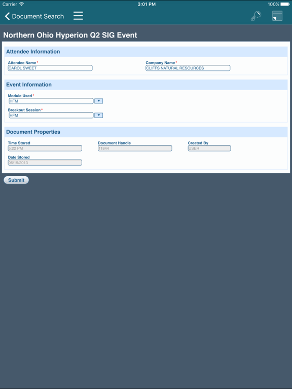 OnBase Mobile 16 for iPad screenshot 4