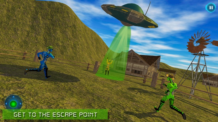 Green Area 51 Alien Escape