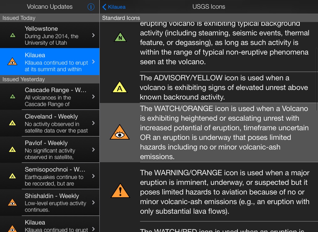 Volcano Updates screenshot 3
