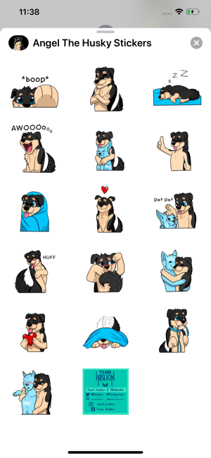 Angel The Husky Stickers(圖5)-速報App