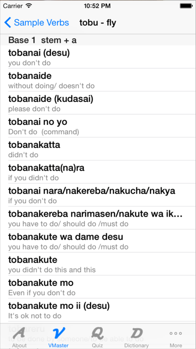 How to cancel & delete Japanese Verb Master from iphone & ipad 4