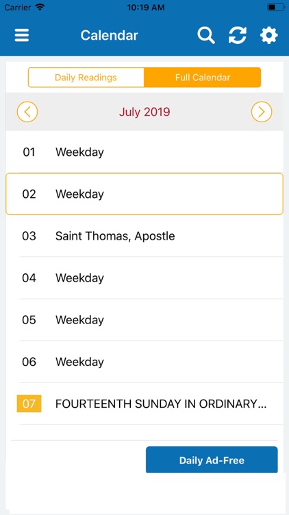 Liturgical Calendar & More