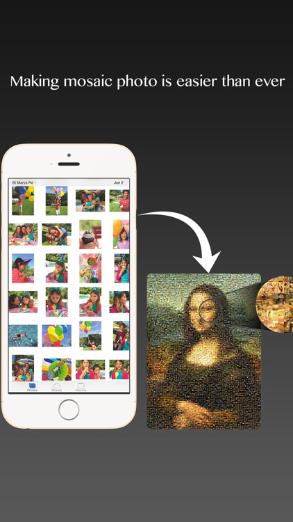 Mosaicify: Photo mosaic app