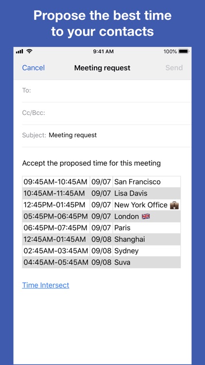 Time Intersect - World Time screenshot-4