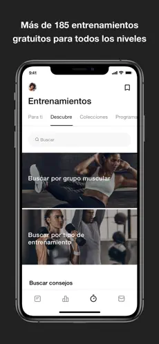 Screenshot 1 Nike Training Club - Deporte iphone