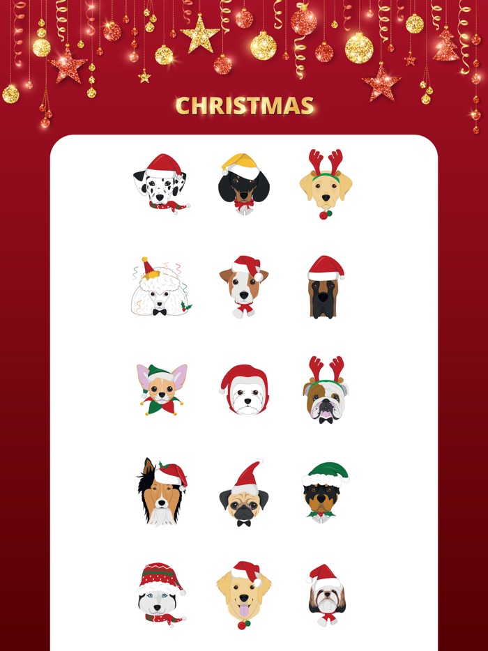 120 ChristmasParty Stickers