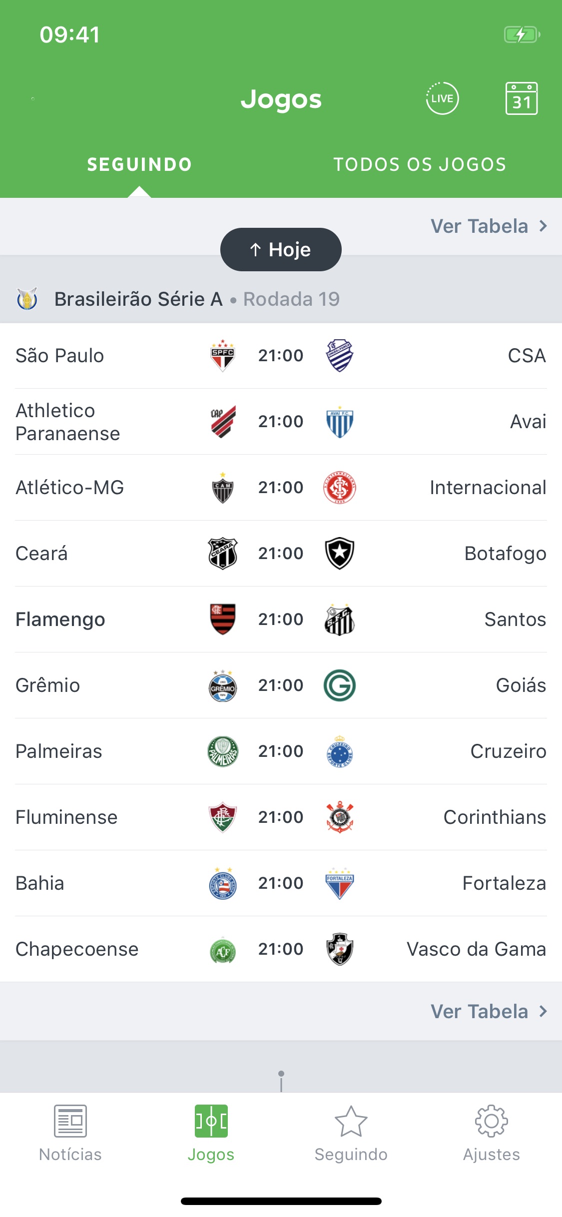 Screenshot do app Onefootball - Notícias Futebol
