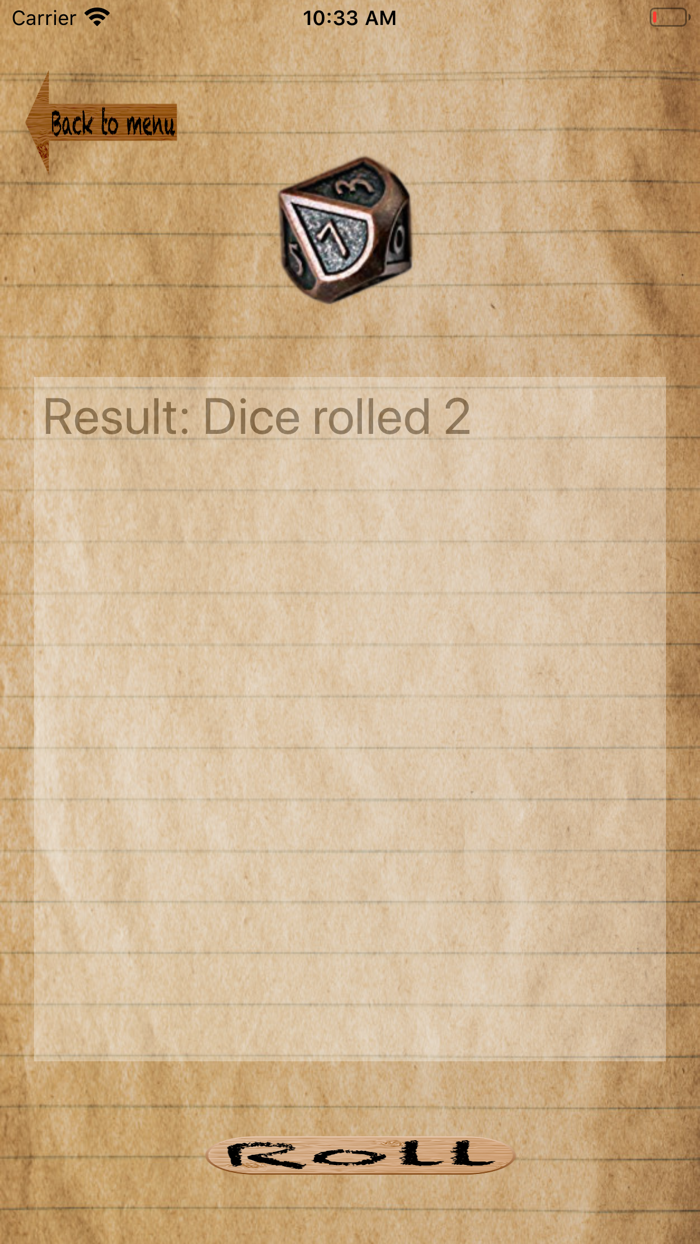 Dice Roller - 7 Dices