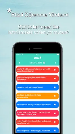 Game screenshot Zurd - Günlük İngilizce Kelime mod apk