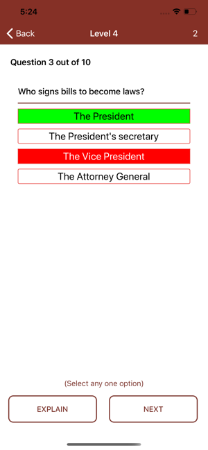 US Civics - Quiz(圖5)-速報App