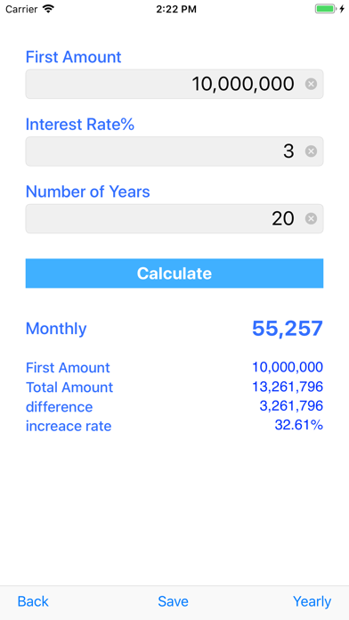 How to cancel & delete Asset  calculation from iphone & ipad 3