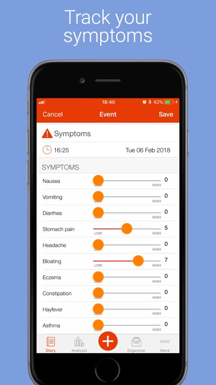mySymptoms Food Diary screenshot-3