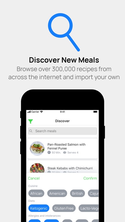 Carte - Easy Meal Plans