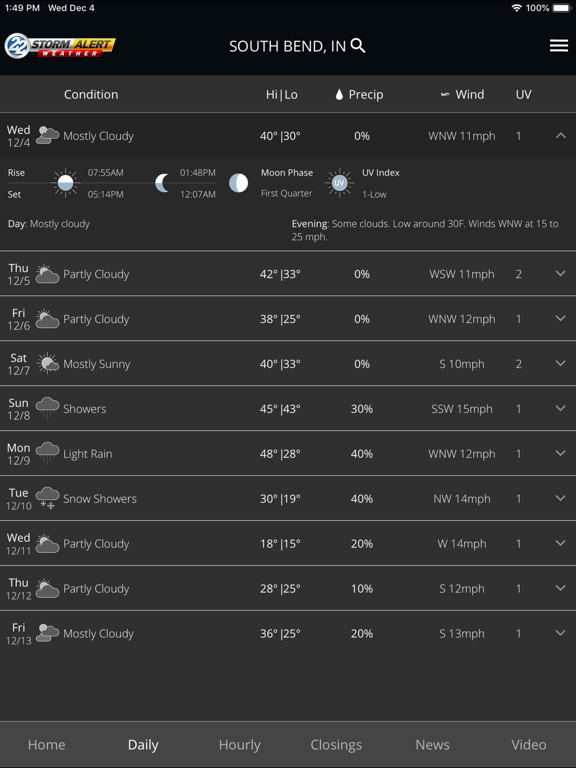 WSBTweather screenshot 2