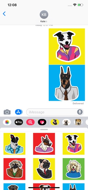 Stylish Dogs Sticker Pack(圖2)-速報App