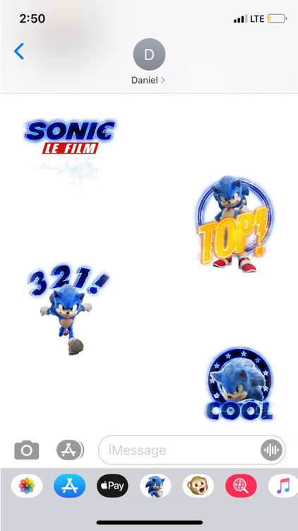 Sonic Le Film - Stickers