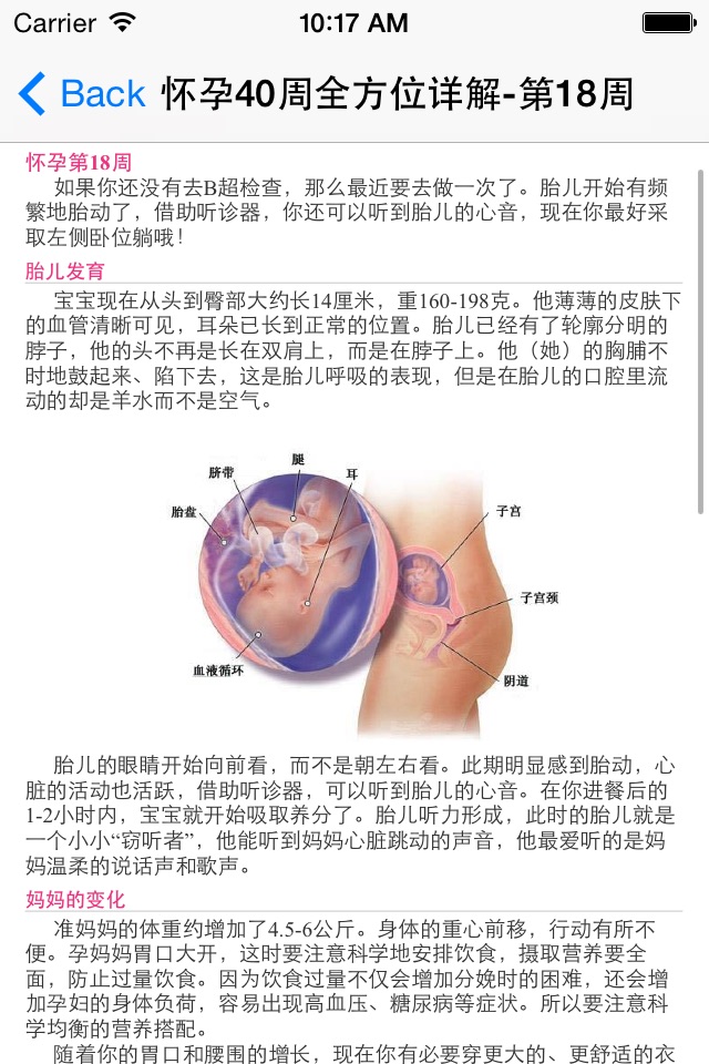 怀孕40周全方位详解 screenshot 4
