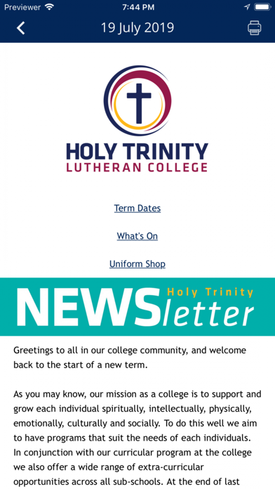 Holy Trinity Lutheran College screenshot 4
