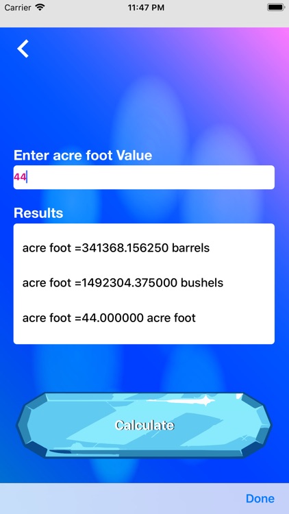 Speed Volume and pressure Calc