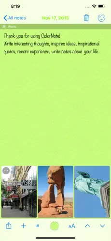 Captura 2 Colored Note iphone