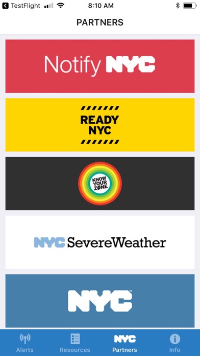 NYC Advance Warning System screenshot 4