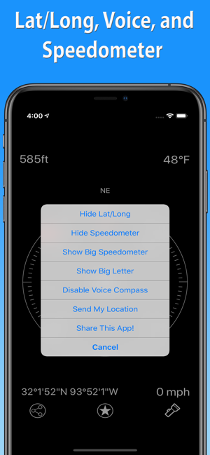 mobile phone compass