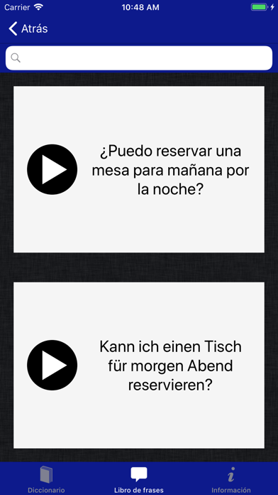 Accio Spanish-German screenshot 3