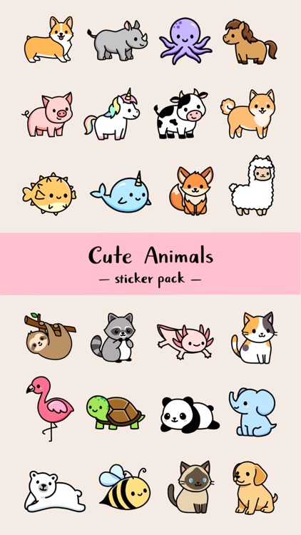 Littlemandyart Cute Animals