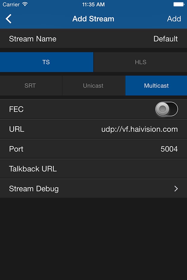 InStream Mobile - Media Player screenshot 2