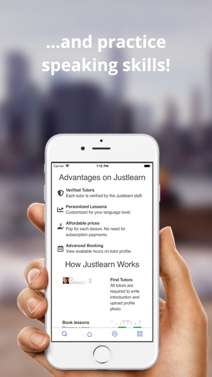 Justlearn: Language Learning
