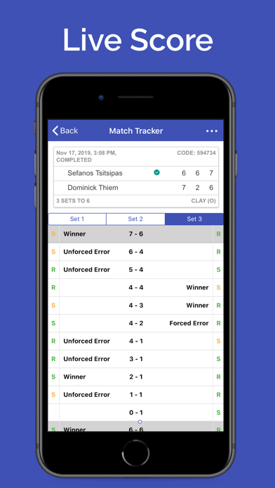 iOnCourt Tennis Match Tracker screenshot 2