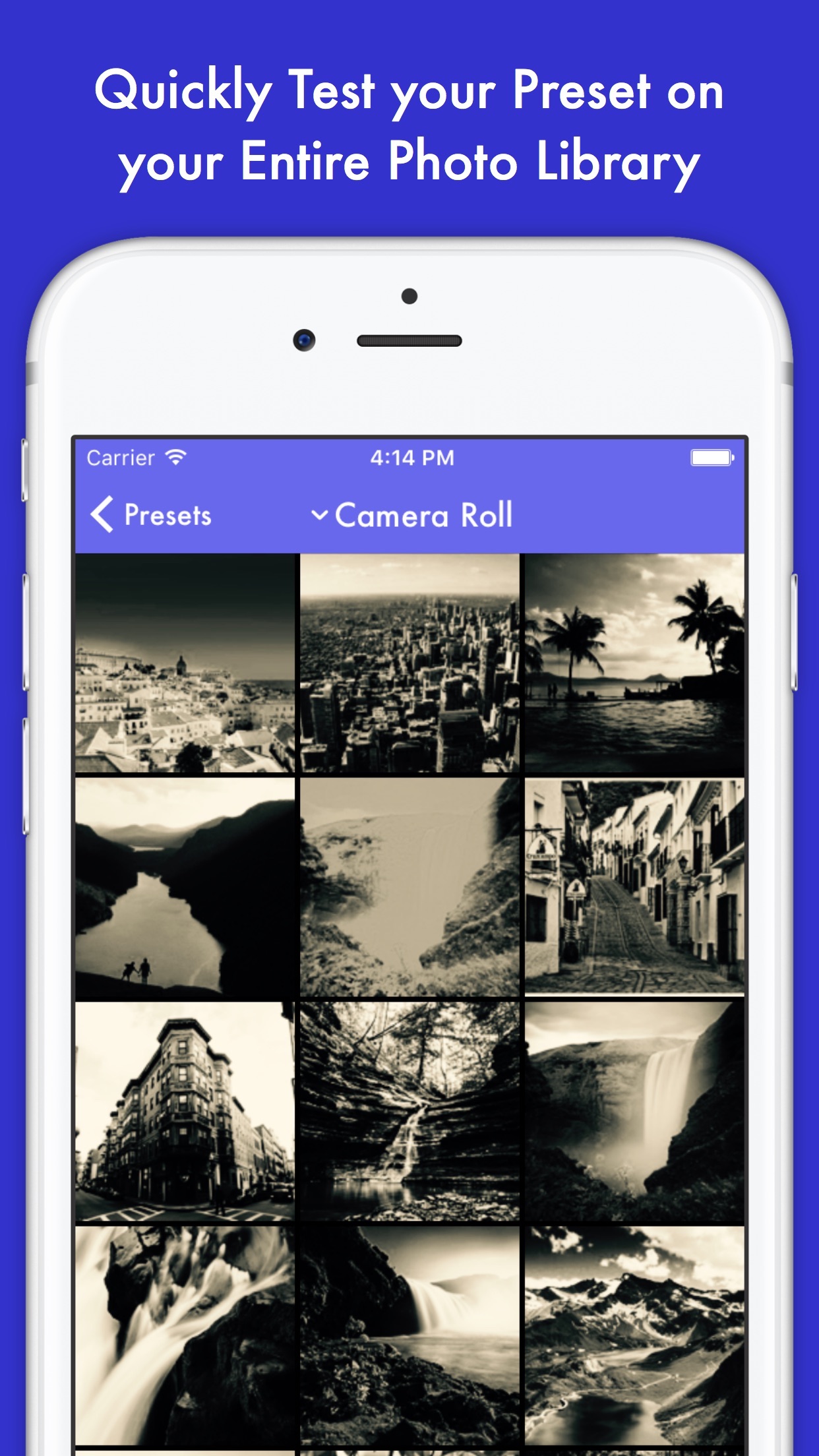 Screenshot do app Preset