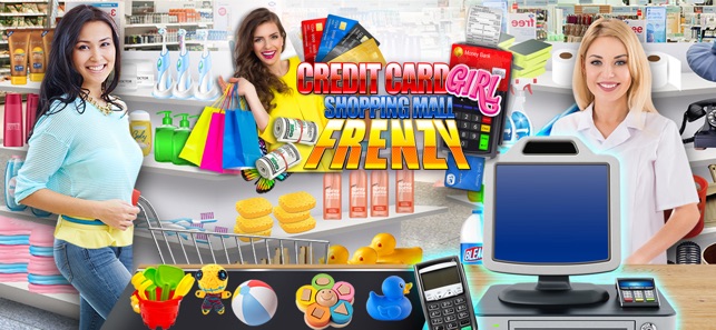 Shopping Mall Credit Card Girl