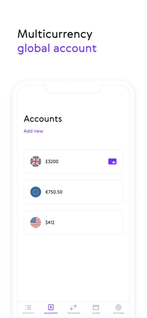 Paysend Global Account