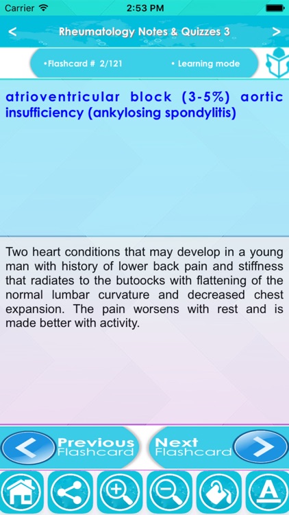 Rheumatology Exam Review App