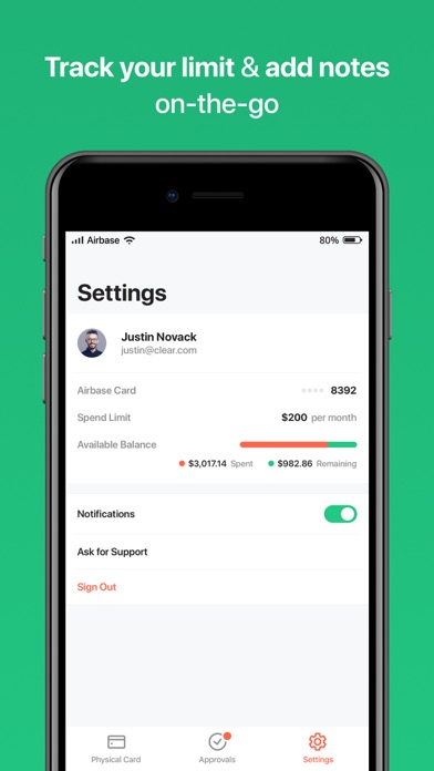 Airbase - Spend Manager screenshot 3